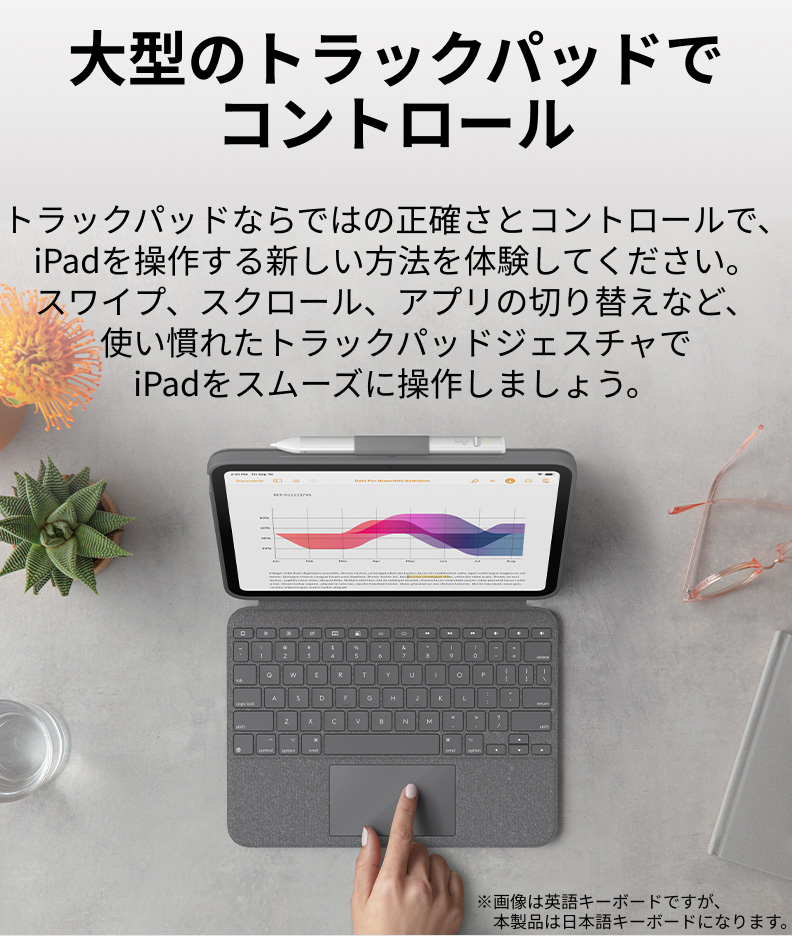logicool（ロジクール） iPad キーボードケース Combo Touch iPad 11