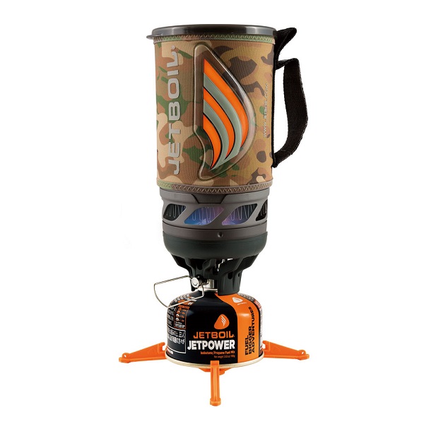 JETBOIL-小さな火力で素早く沸騰させる低燃費クッキングシステム