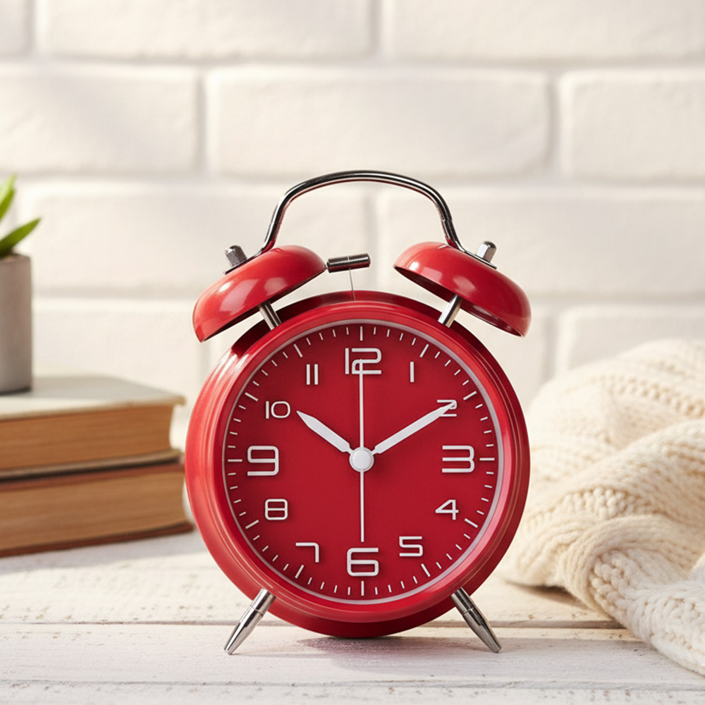 目覚まし時計 起きれる 子供 おしゃれ 大音量 置時計 アナログ 北欧