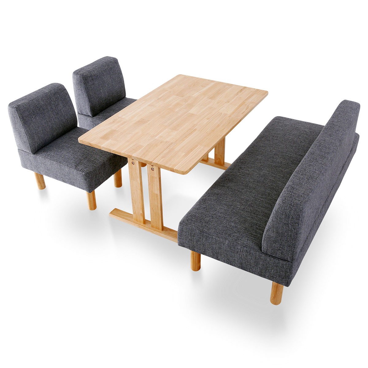 LOWYA（ロウヤ） ダイニングテーブルセット 4人 おしゃれ 北欧風 120