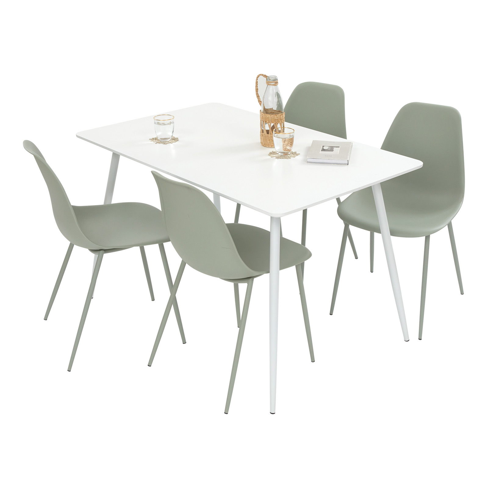 LOWYA（ロウヤ） ダイニングテーブル ダイニングテーブルセット 4人 4