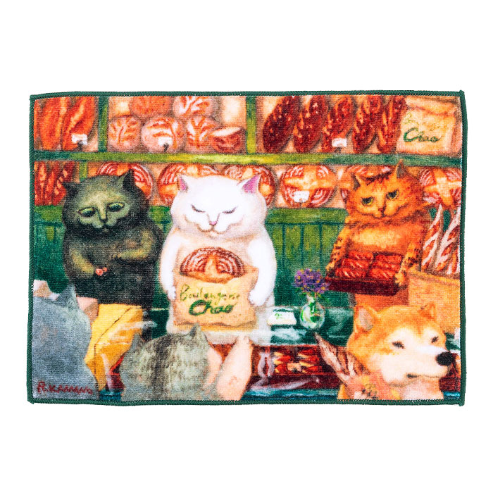 HEMING'S（ヘミングス） タオルハンカチ ハンドタオル ねこの暮らし