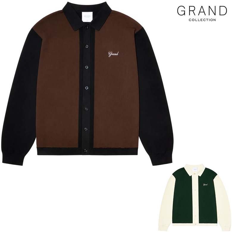 グランドコレクション セーター GRAND COLLECTION COLOR BLOCKED KNIT