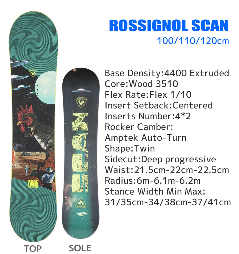 ROSSIGNOL（ロシニョール） スノーボード キッズ ジュニア 23-24 SCAN