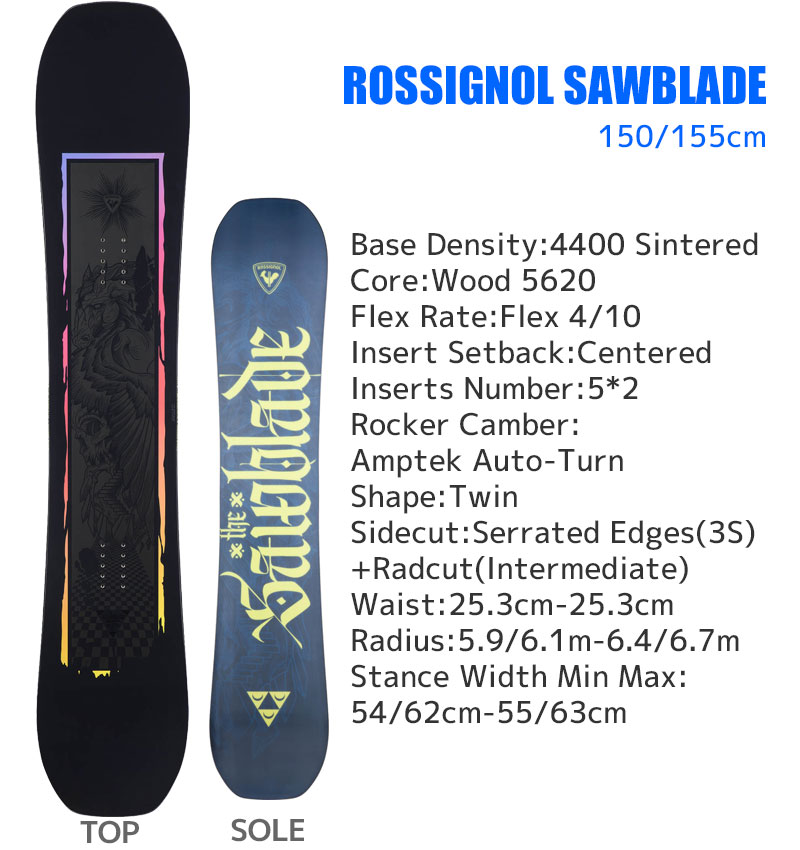 ROSSIGNOL（ロシニョール） スノーボード メンズ 23-24 SAWBLADE