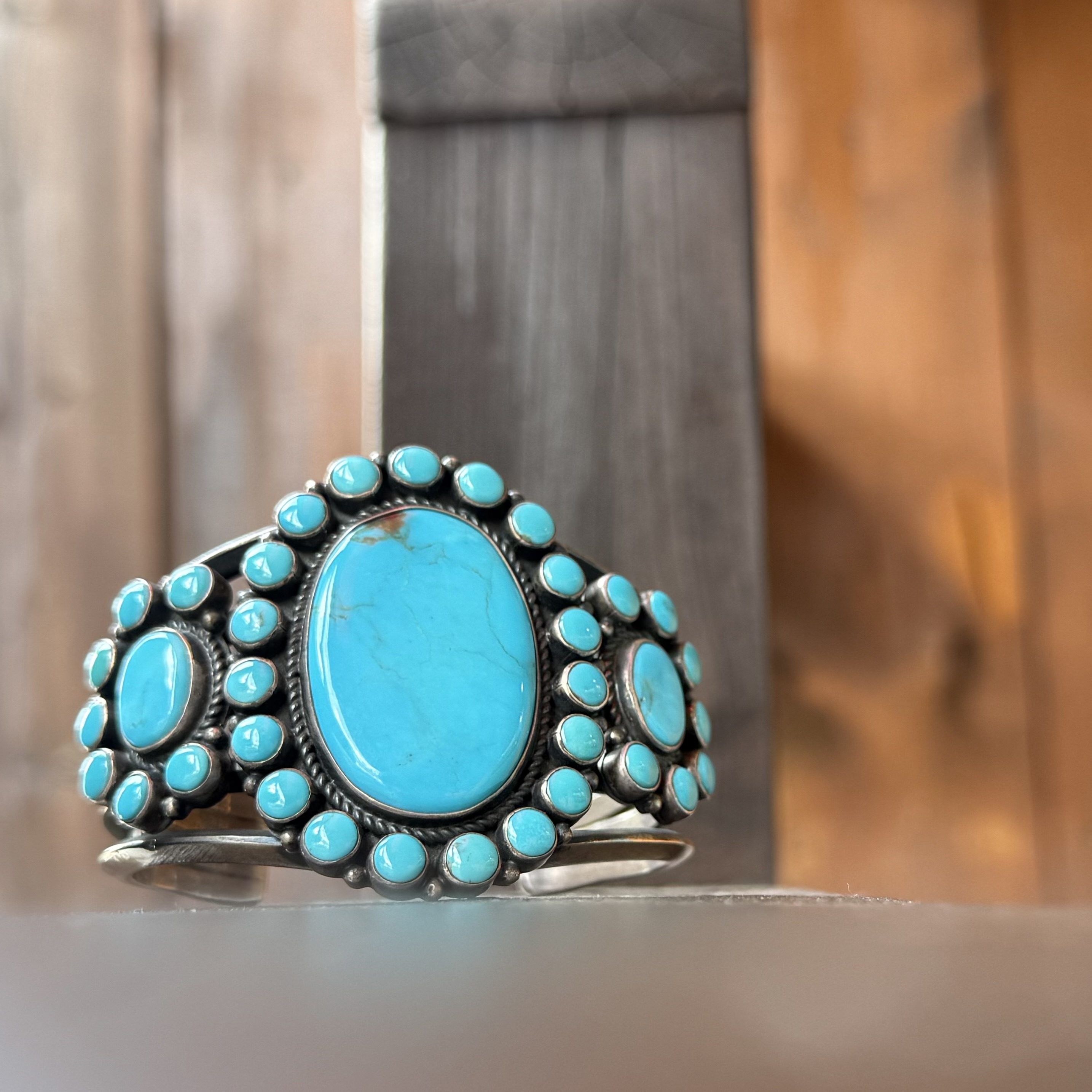 ターコイズバングル ナバホ インディアンジュエリー/ネイティブ