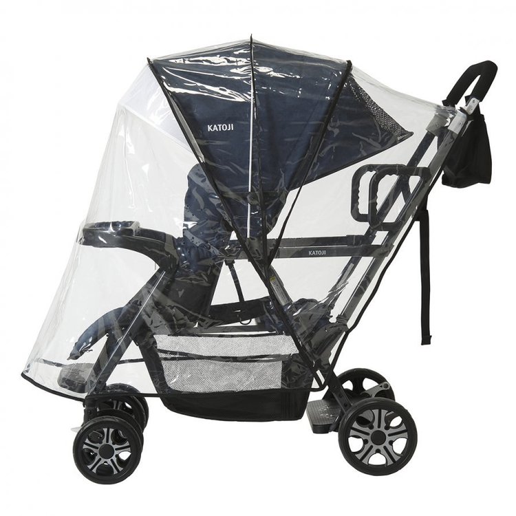 カトージ（KATOJI） レインカバー ベビーカー 2人乗りベビーカー 双子