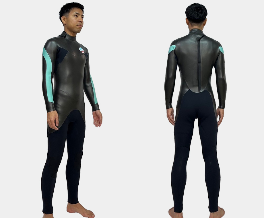 最新CLASSICモデル バックZIP ウエットスーツ サーフィン 3mm 2mm