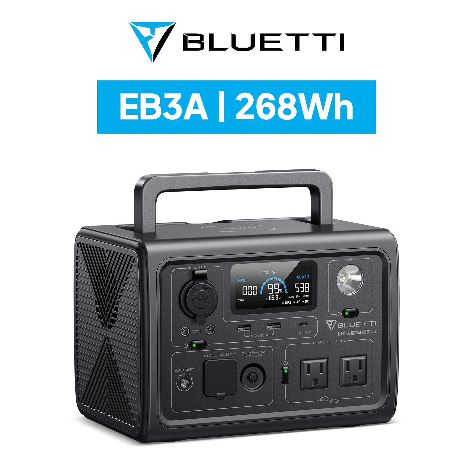 BLUETTI 【大特価！クーポンで19,740円】BLUETTI ポータブル電源 EB3A