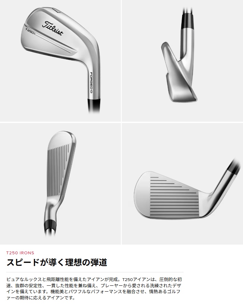 Titleist（タイトリスト） (レフティモデル) Titleist 2025 T250 Iron