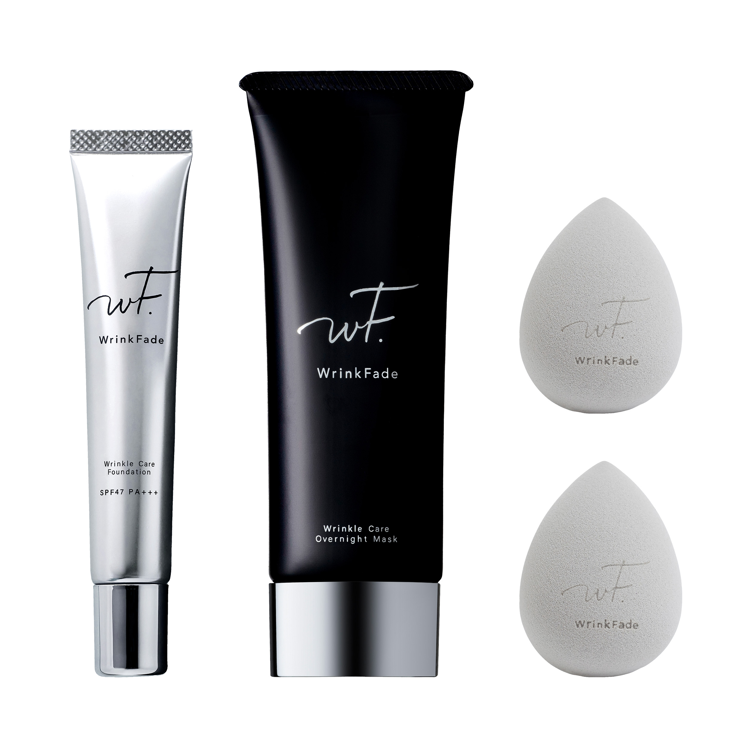 WrinkFade（リンクフェード） 24時間 シワ 改善 ケア 4点セット 薬用