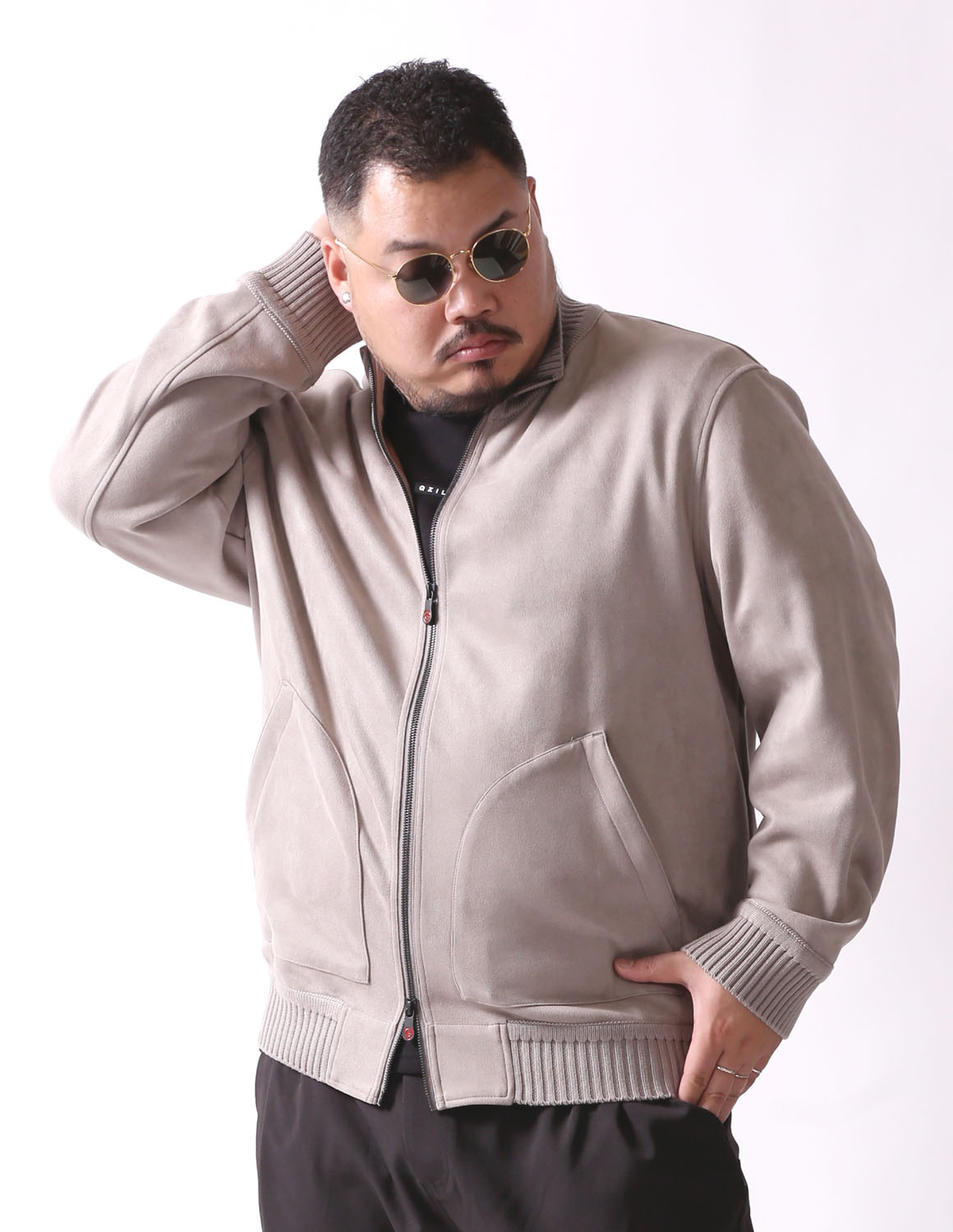 g-stage（ジーステージ） 大きいサイズ ジャージ メンズ ヌバック調