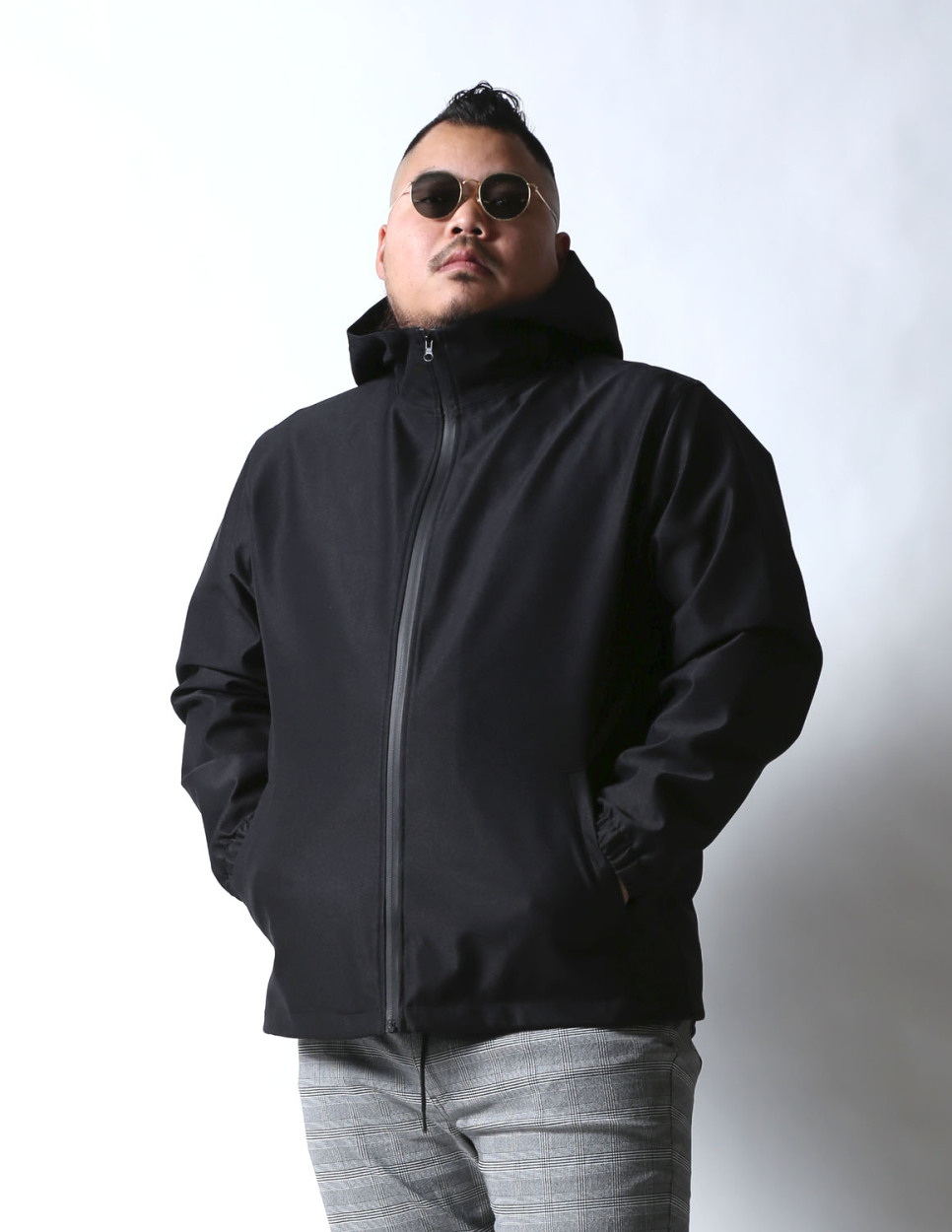 大きいサイズ マウンテンパーカー メンズ フルジップ 防水 防風 透湿