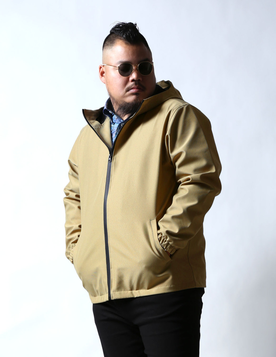 大きいサイズ マウンテンパーカー メンズ フルジップ 防水 防風 透湿