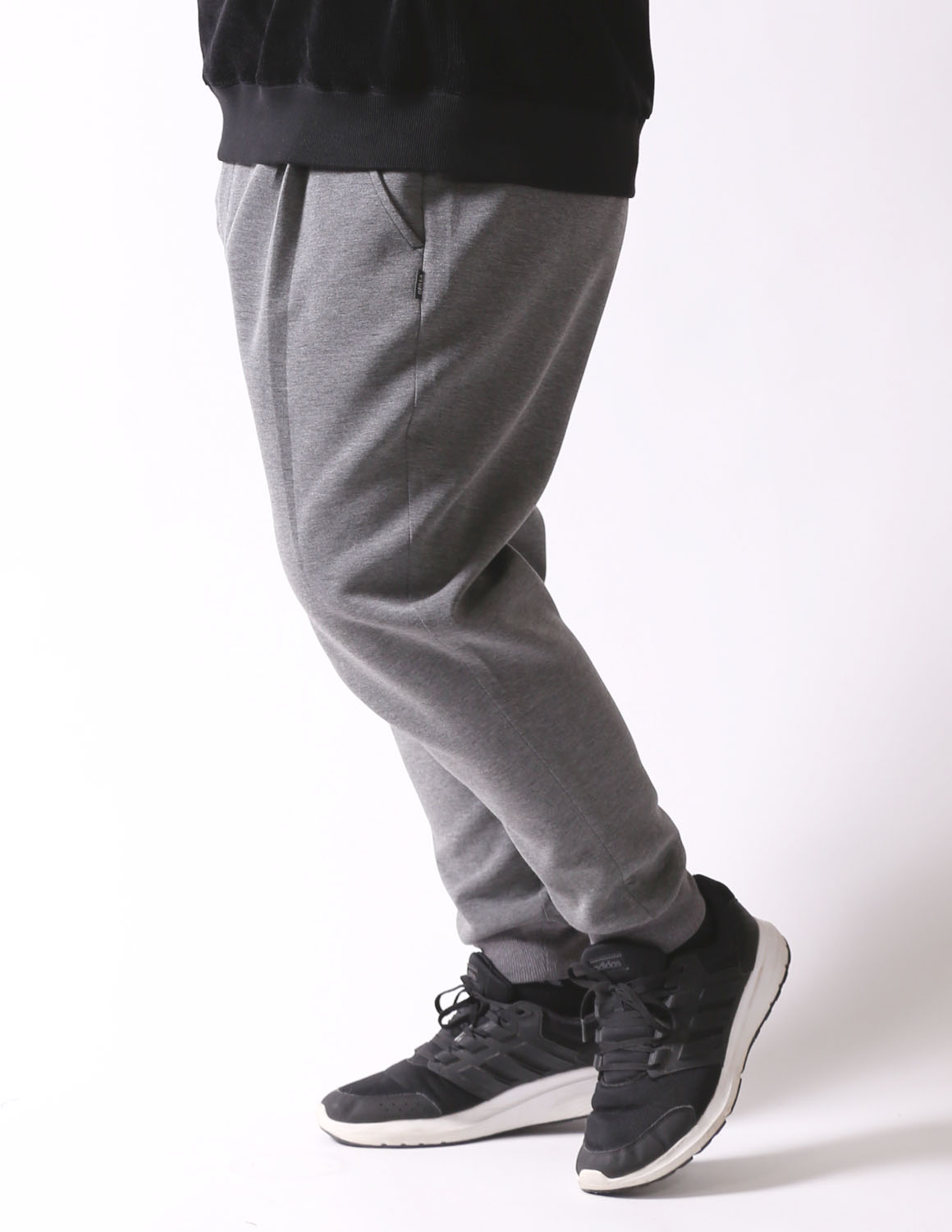 大きいサイズ メンズ ジョガーパンツ ズボン ストレッチ ゆったり 無地