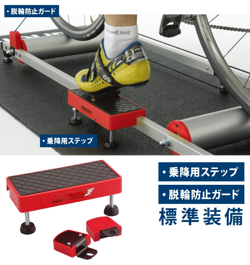 ミノウラ MOZ-Roller（モッズローラー） 3本ローラー台【脱輪防止