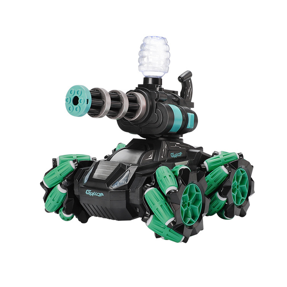 WJ014 ラジコン戦車 ラジコンカー おもちゃ 1:16 バブルマシーン