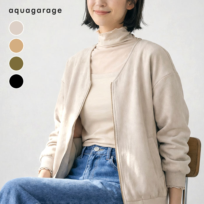 aquagarage（アクアガレージ） ブルゾン 春 レディース アウター V