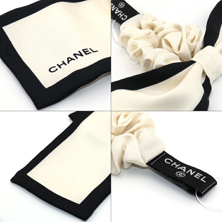 CHANEL（シャネル） ヘア アクセサリー シルクリボン シュシュ 髪飾り