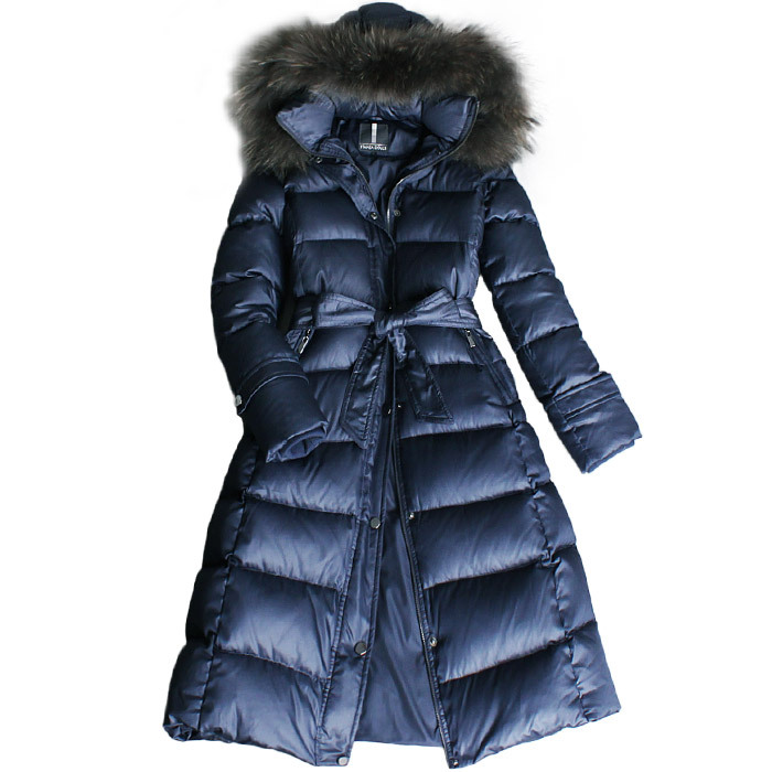 ダウンコート レディース ロング 大きいサイズ コート ラクーンファー