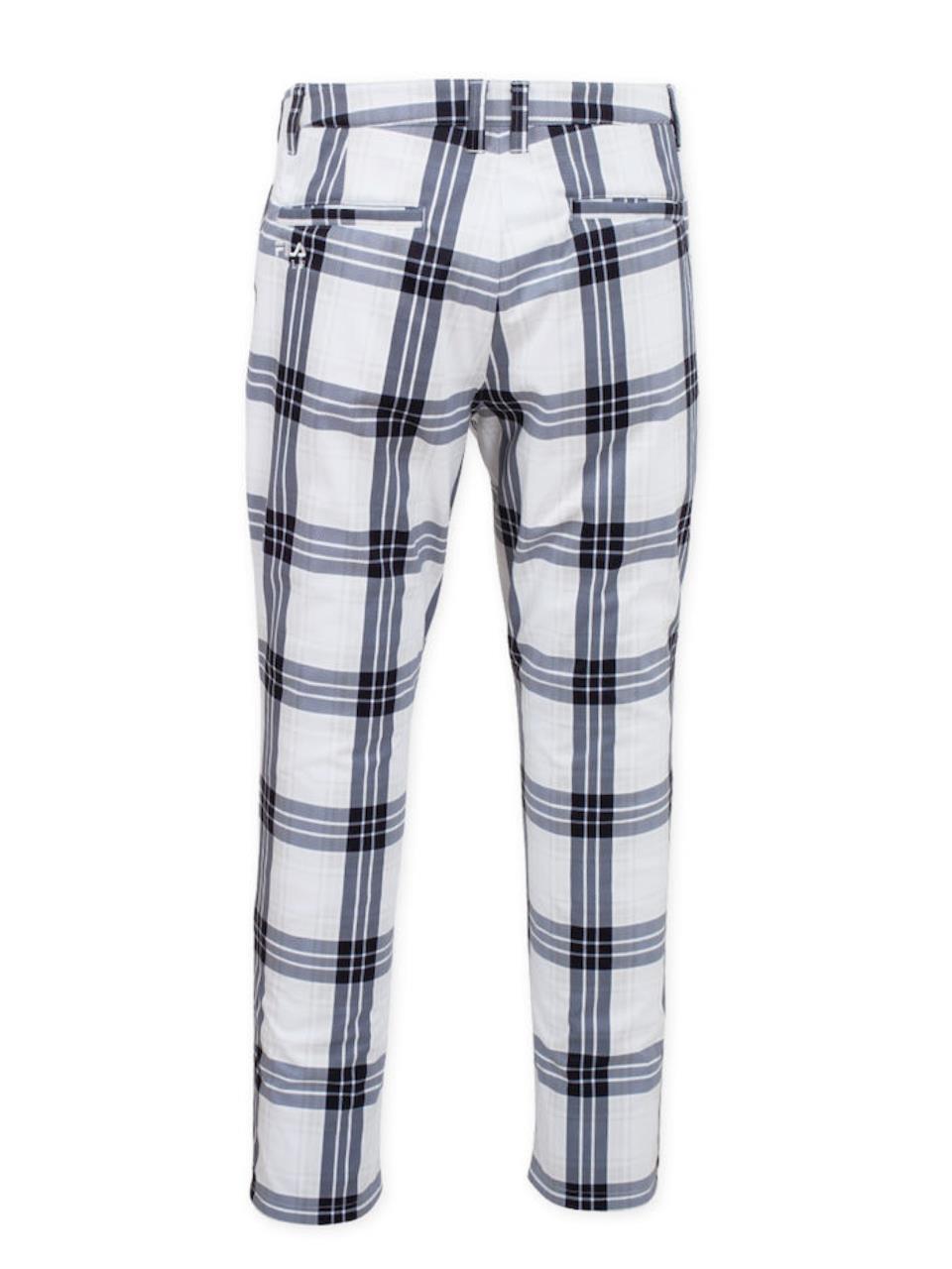 ゴルフパンツ チェック柄 大きいサイズ メンズ 暖か フリース