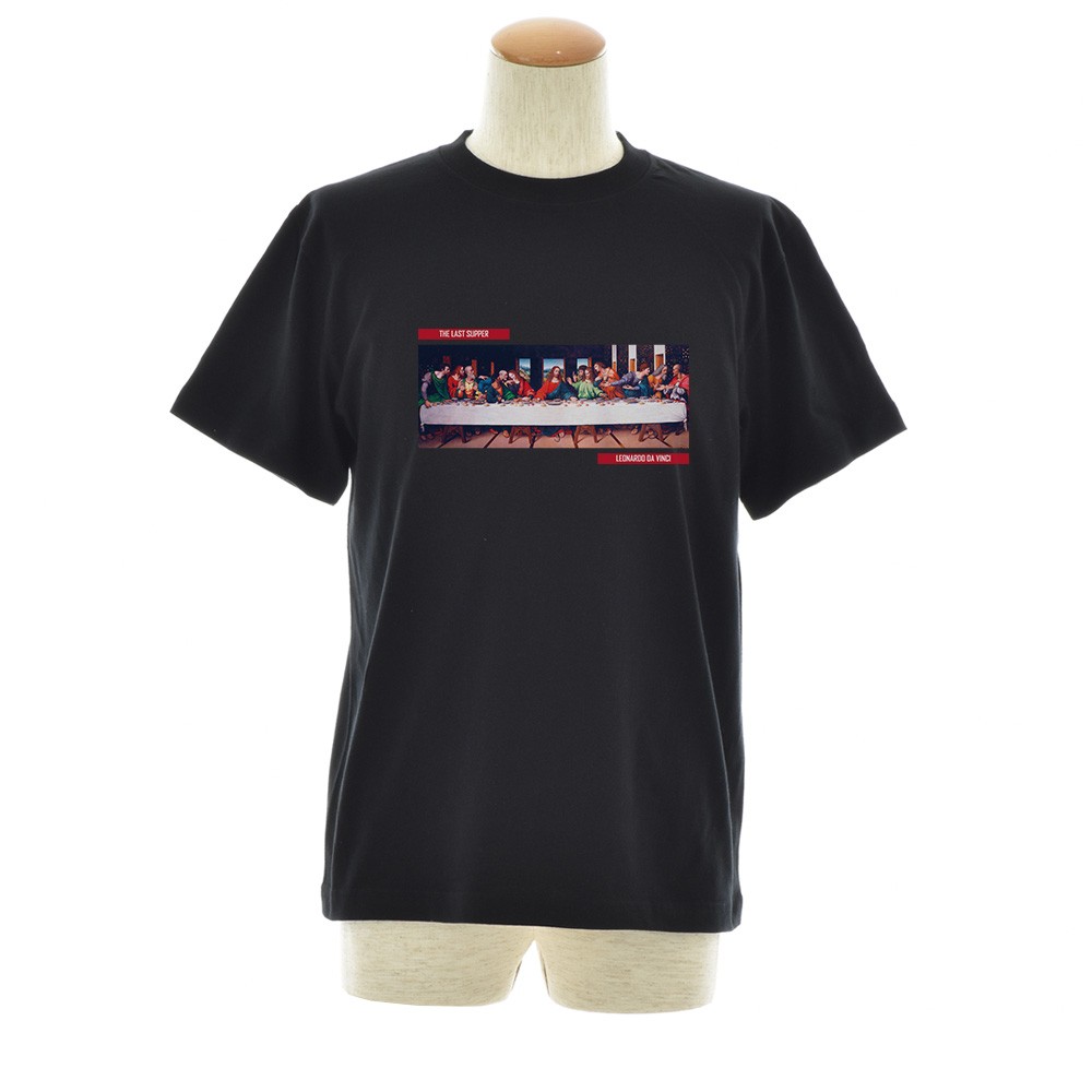 半袖 アートTシャツ】最後の晩餐 Tシャツ ビビッド レオナルドダ