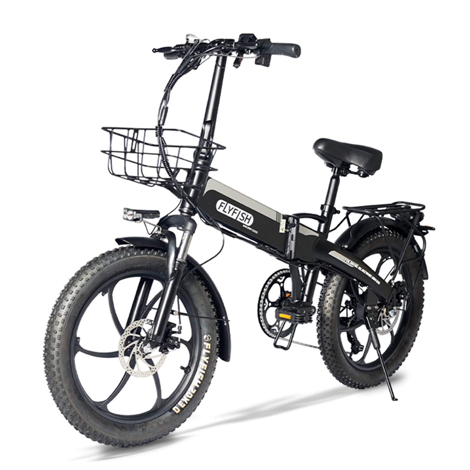 型式認定獲得 免許不要】折りたたみアシスト自転車 軽量 FLYFISH 電動