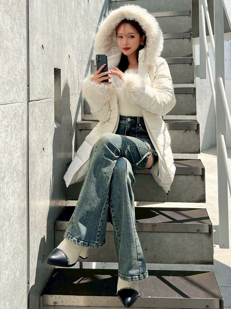 RESEXXY（リゼクシー） フード付きダウンコート 即日発送 期間限定価格