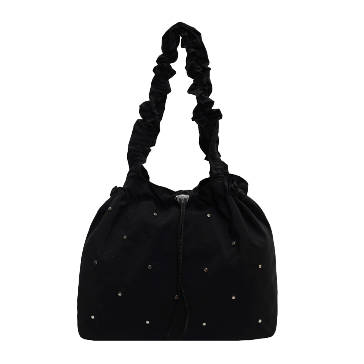 GISELLE トートバッグ レディース ギャザー ナイロン A4 肩掛け 軽量