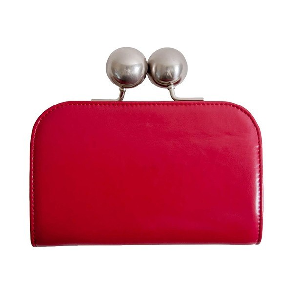 がま口 財布 レディース 大玉 大容量 牛革 大きい お札入れ 小銭入れ