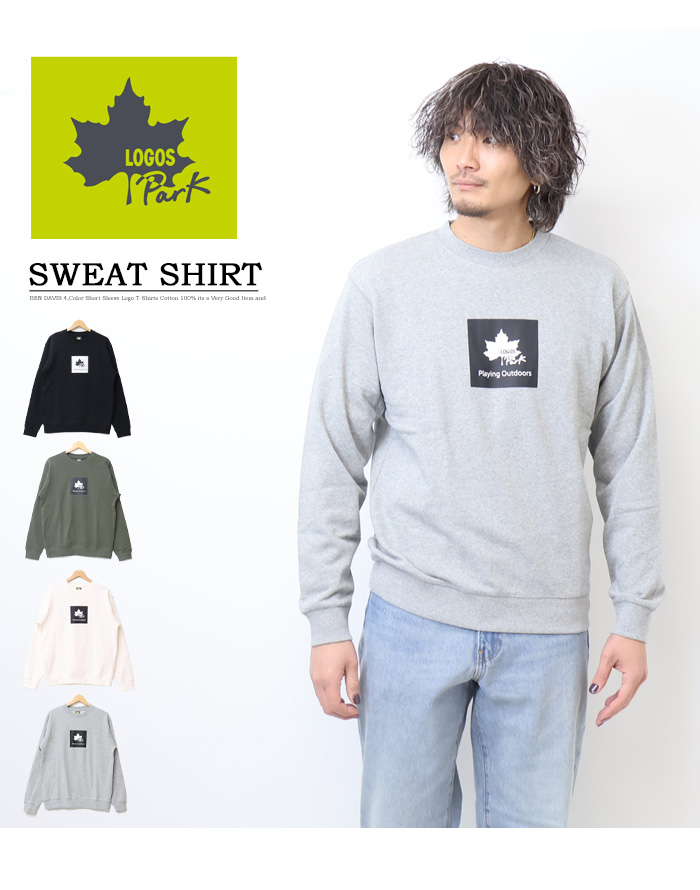 LOGOS（ロゴス） LOGOS Park ロゴスパーク ボックスロゴ スウェット