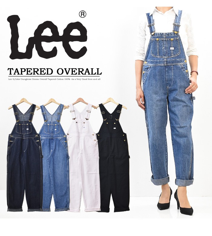 Lee（リー） レディース テーパード オーバーオール サロペット デニム