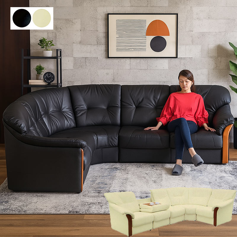 コーナーソファー 5人掛け テーブル付き L字 ソファセット 5点セット