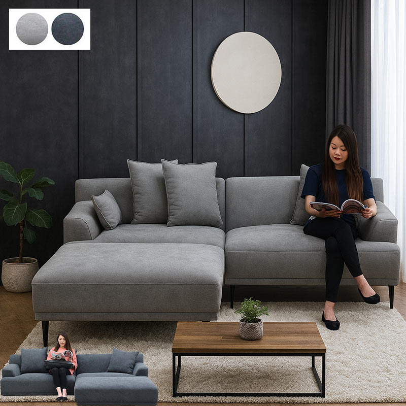 25日P9%〜 カウチソファー 4人掛け 3人掛け 大型 おしゃれ