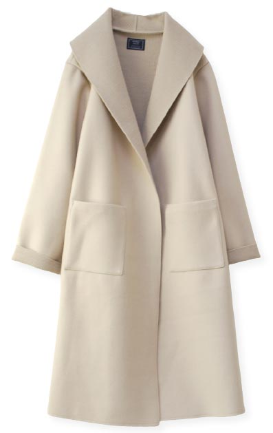 SALE40) (M〜L)ダブル フェイス 内側 メッシュ ニット 折り返し 袖