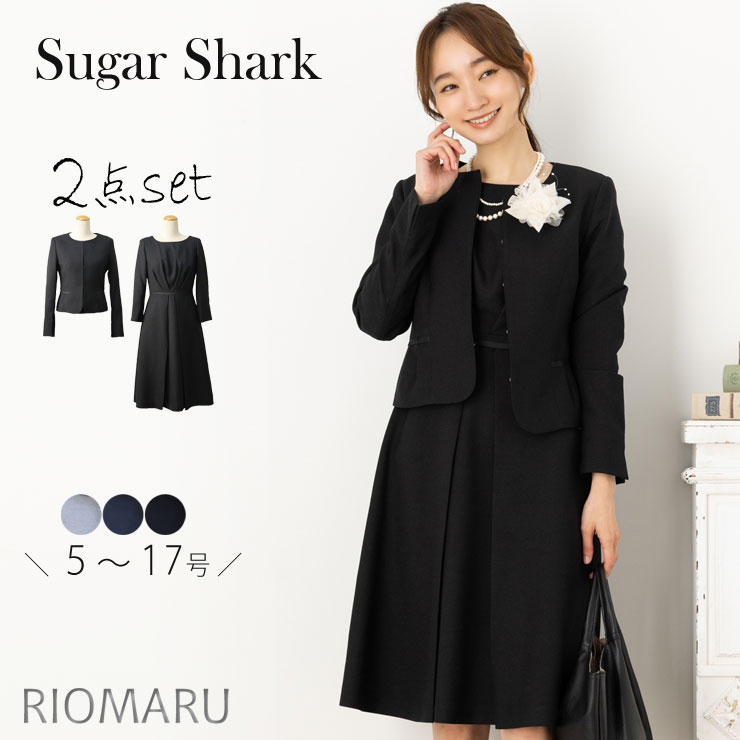 スーツ レディース セットアップ (5〜17号)シュガーシャークノーカラー