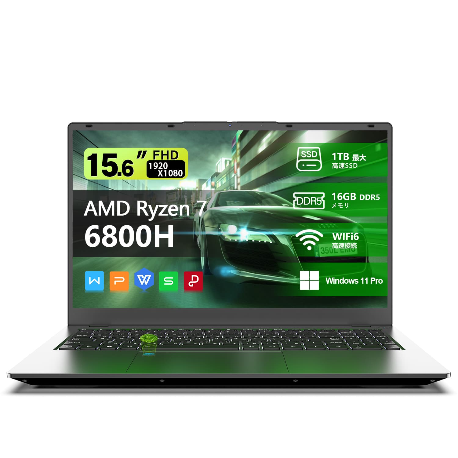 VETESA ノートパソコン 新品 PC 15.6インチ 16GB 512GB Wi-Fi6