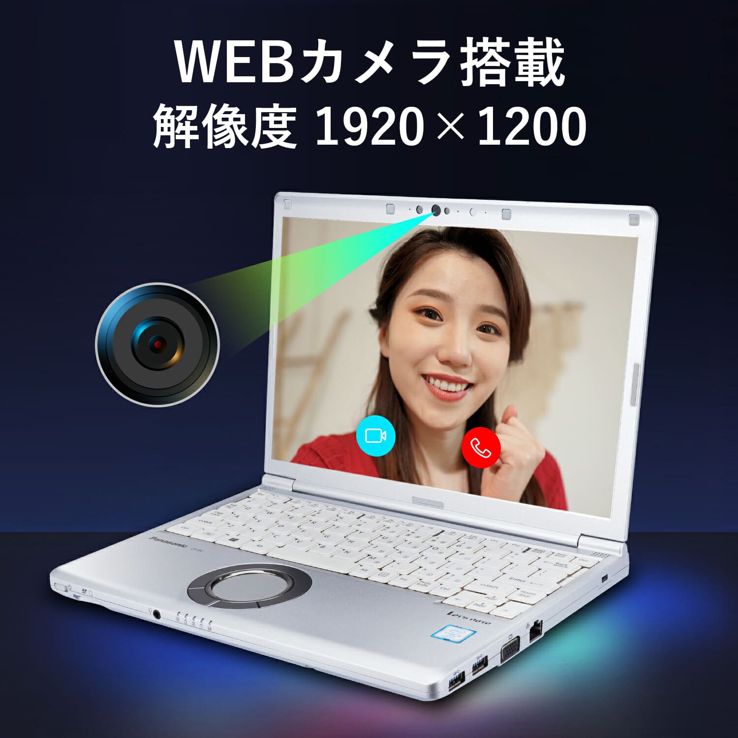 Let's note SV 訳あり 第8世代 Core i5 ノートパソコン 中古 12型