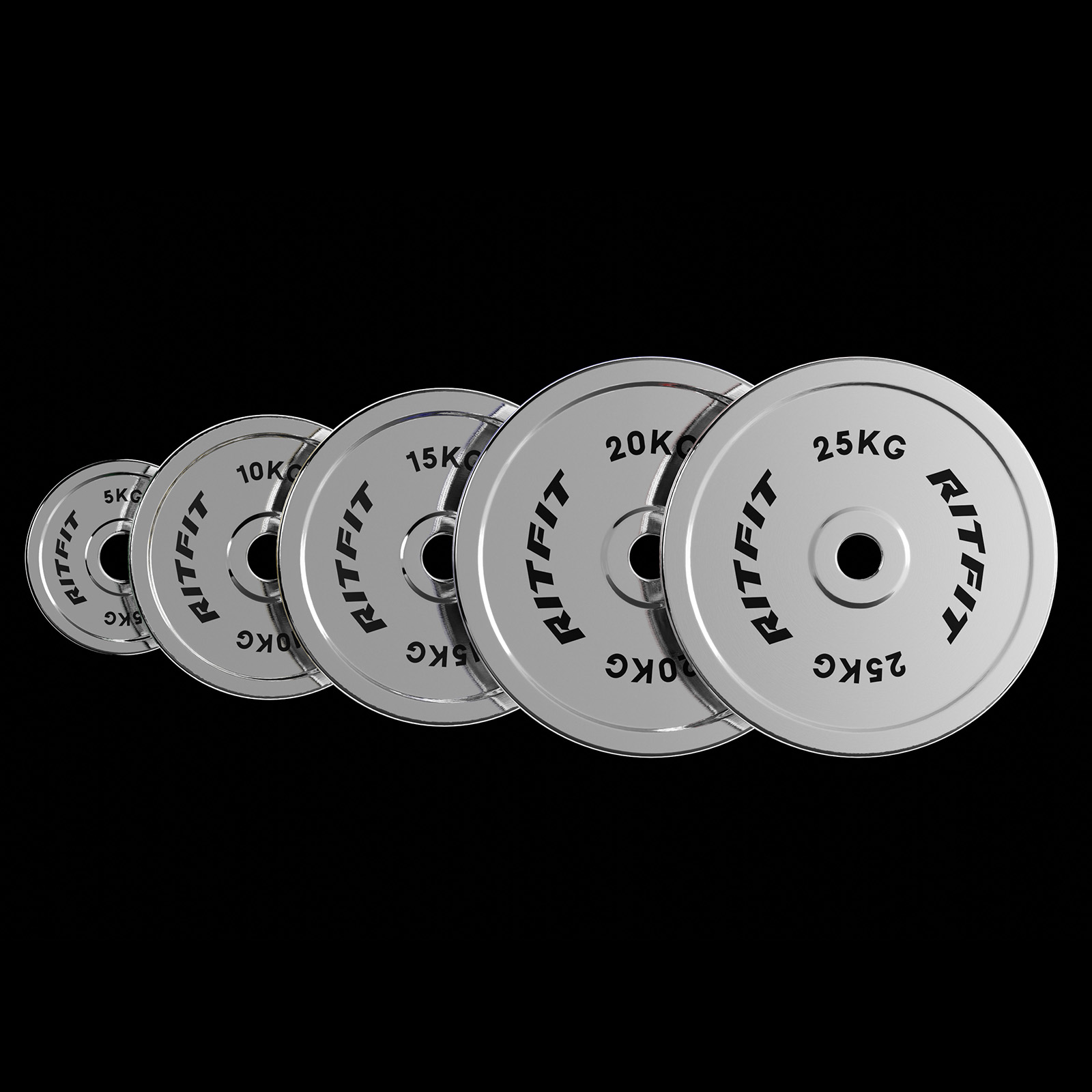 RITFIT ステンレスウェイトプレート 純鋼製オリンピックプレート