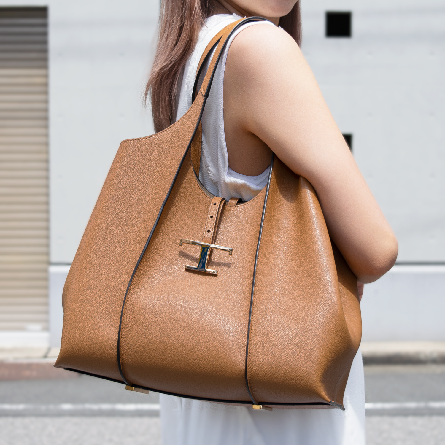 TOD'S（トッズ） バッグ レディース トートバッグ レザー ブラウン TSB