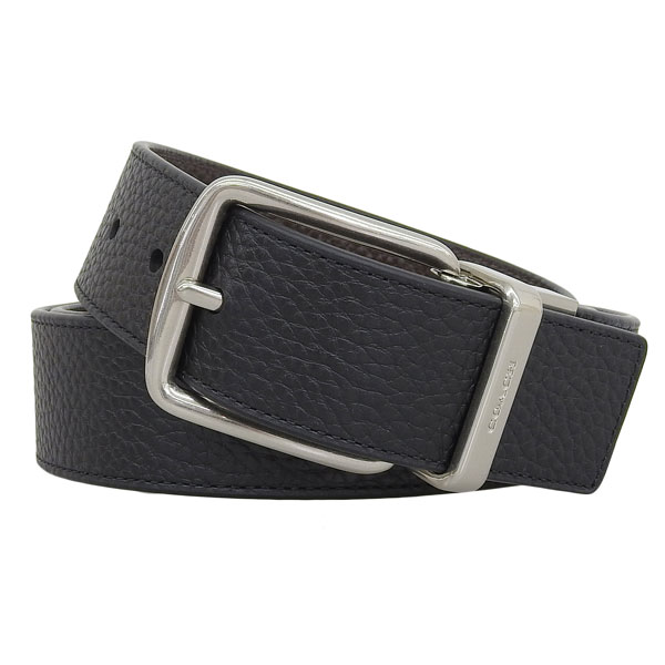 COACH（コーチ） ベルト メンズ アウトレット レザー ブラック