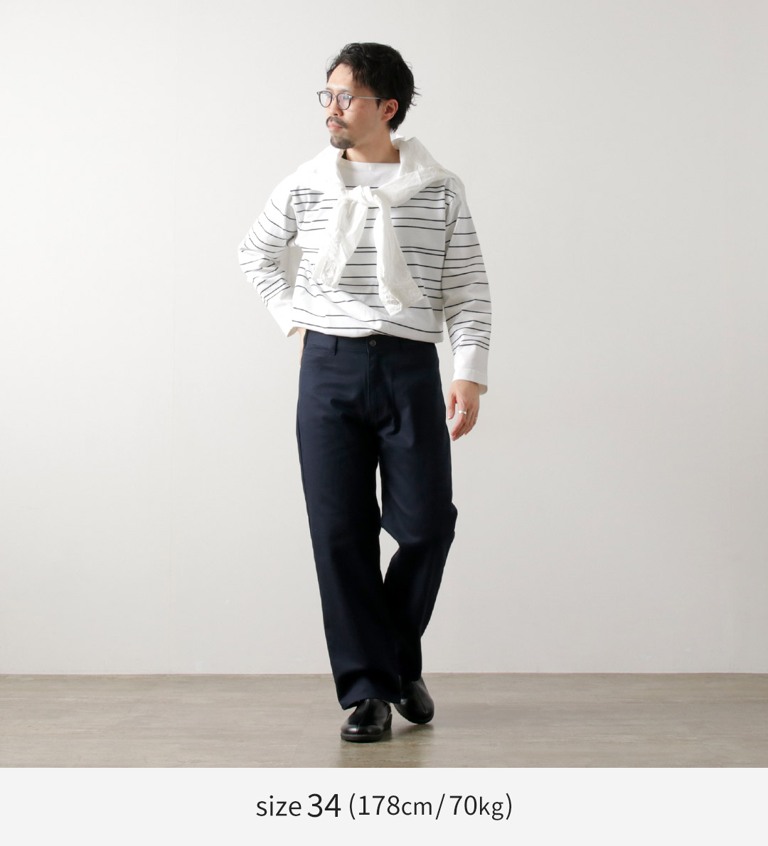 FUJITO（フジト） カツラギ カウボーイパンツ / メンズ チノパン 綿