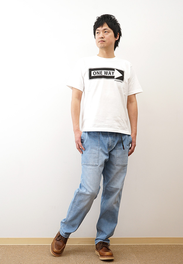 GRAMICCI（グラミチ） ストレッチ デニム ルーズ テーパード リッジ