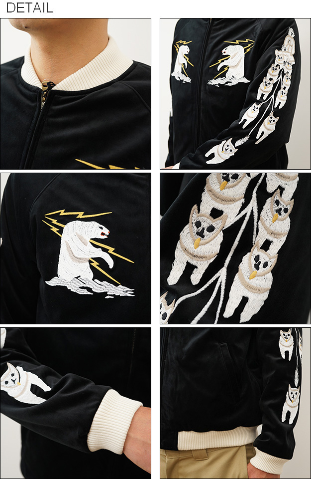 HOUSTON（ヒューストン） スカジャン 別珍 スーベニア ジャケット