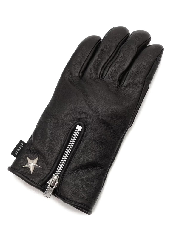 Schott N.Y.C（ショット） Schott 手袋 メンズ WINTER ZIP GLOVE
