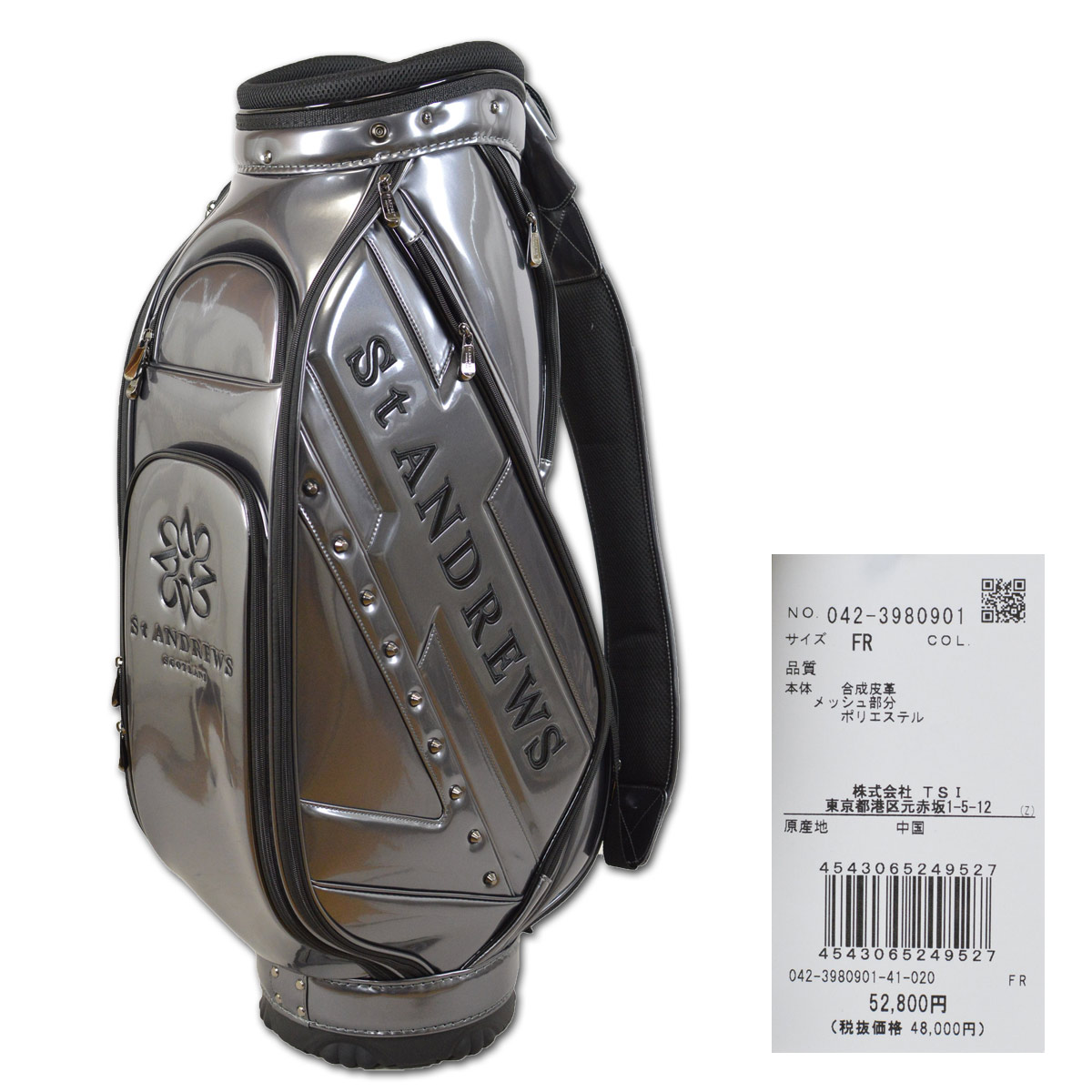 St ANDREWS セントアンドリュース キャディバッグ ゴルフバッグ ゴルフ