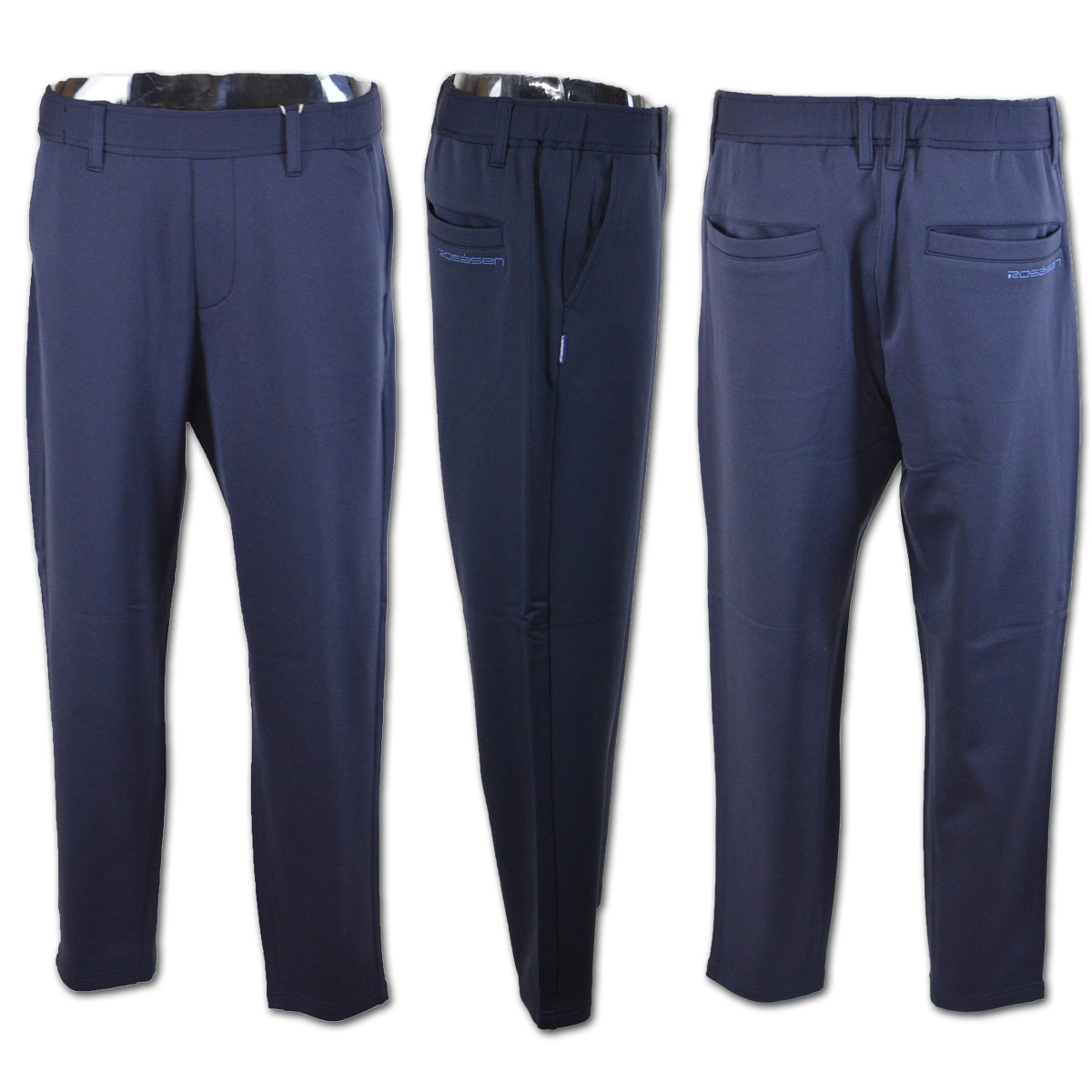 Rosasen（ロサーセン） パンツ メンズ ゴルフウェア 秋冬用 グレー 紺