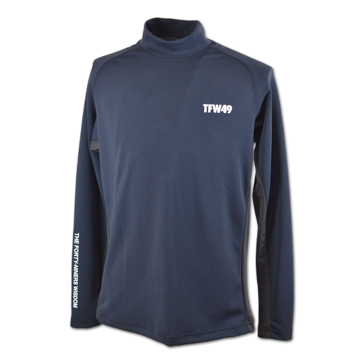 TFW49 長袖ハイネックシャツ ゴルフウェア メンズ 秋冬用 白 黒 紺 M L