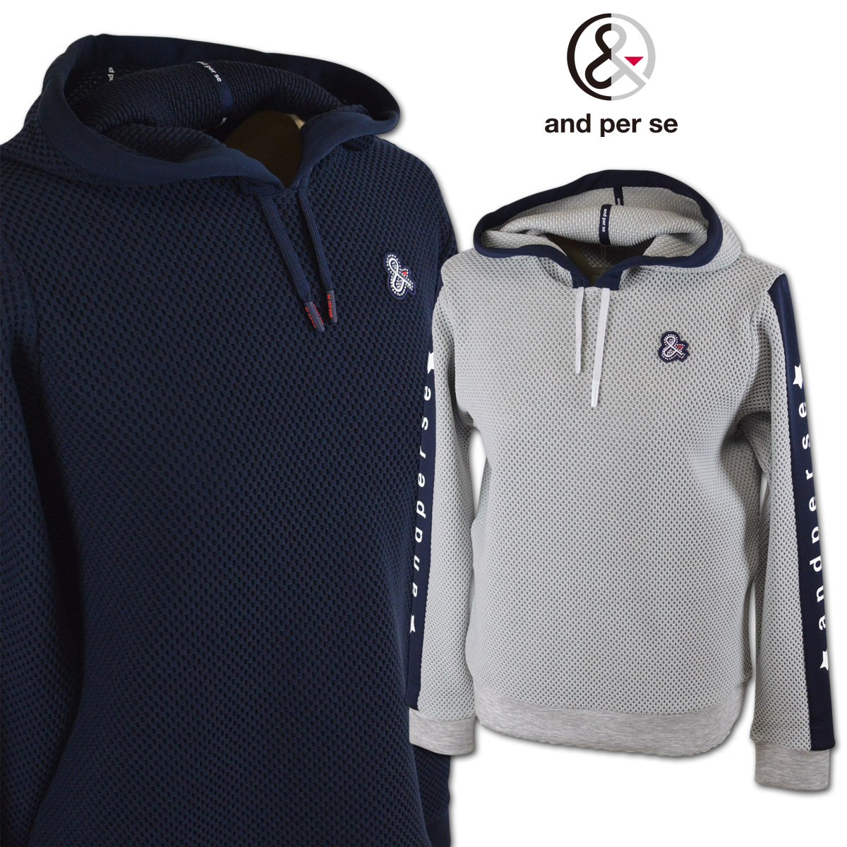 and per se（アンパスィ） パーカー レディース プルオーバー ブルゾン