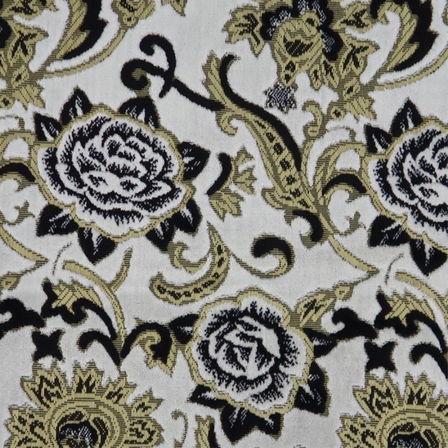 トラック 雅 仮眠カーテン 金華山 モンブランローズ プリーツ仕様 裏黒